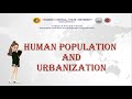 Human Population and Urbanization Concepts