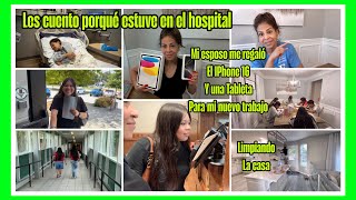 Mi esposo me regaló el iPhone 16 y una tableta para mi Nuevo trabajo🙏🏼Les cuento porque estuve en 🏥 