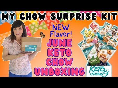 June My Chow Surprise Kit | Keto Chow Unboxing & NEW FLAVOR!