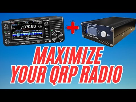 How to add a amp to your radio and lets try it on a  POTA!