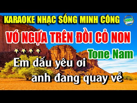 Vó Ngựa Trên Đồi Cỏ Non Karaoke Nhạc Sống Cha Cha Cực Dễ Hát – Nhạc Sống Minh Công