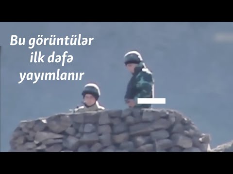 Erməni kəndlilər Azərbaycan əsgərlərinin səs saldıqlarını deyirlər- Sünik kəndindən yeni görüntülər