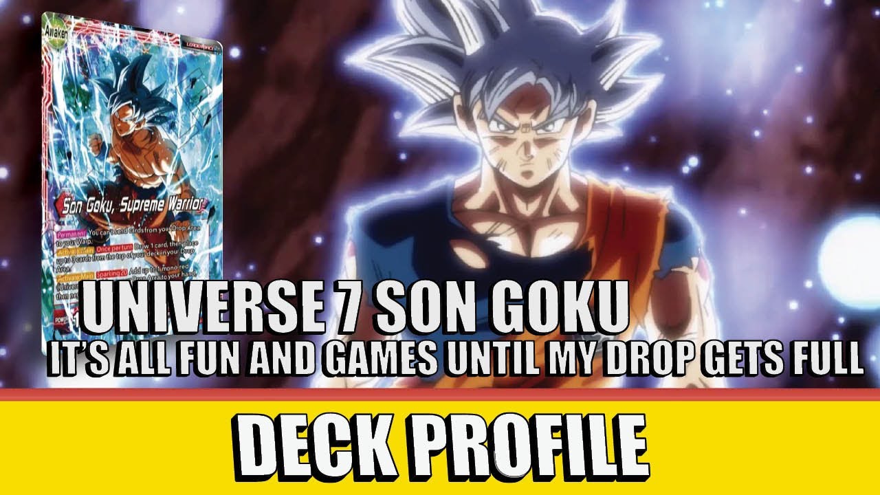 U7 Son Goku (R) | DBS Deck Profile | Set 16 Realm of The Gods | DBS TCG