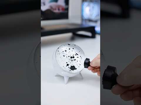 This magnetic fluid sound pickup moves like liquid venom#desksetup #pickup #gift #giftideas