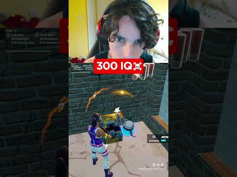il a 300IQ 🤯 #fortnite