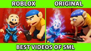 SML Movie vs SML ROBLOX: BEST SML VIDEOS ! Side by Side