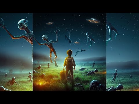 Alien Fall Photoshop Manipulation Tutorial