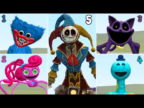 Who Is The Strongest Boss Among All Poppy Playtime Chapter 1-5 In Garry's Mod?