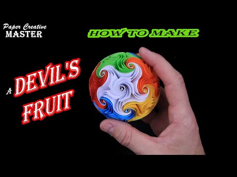 How to make a devil's fruit out of paper