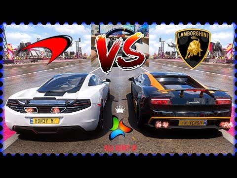 🔥Who Wins? McLaren 12C vs Gallardo LP 570-4 – Full Performance Test | Forza Horizon 5