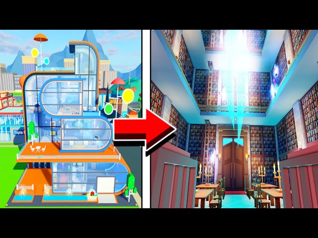 Secret Library Hidden In The New House In Roblox Livetopia Update