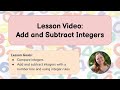 Mastering Integer Addition and Subtraction