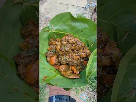 Jharkhandi Adivasi Didi Ki Chulhe Wali Pot Kaleji Recipe In Ranchi #jharkhand #shorts