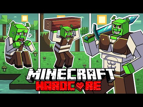 I Survived 1000 DAYS as LEGENDARY SHREK in HARDCORE Minecraft - Legendary Mobs Compilation