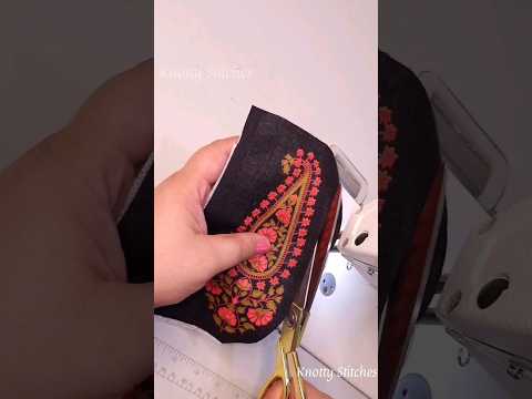 Learn to make beautiful fabric patches at home/ Learn creative sewing techniques #shorts