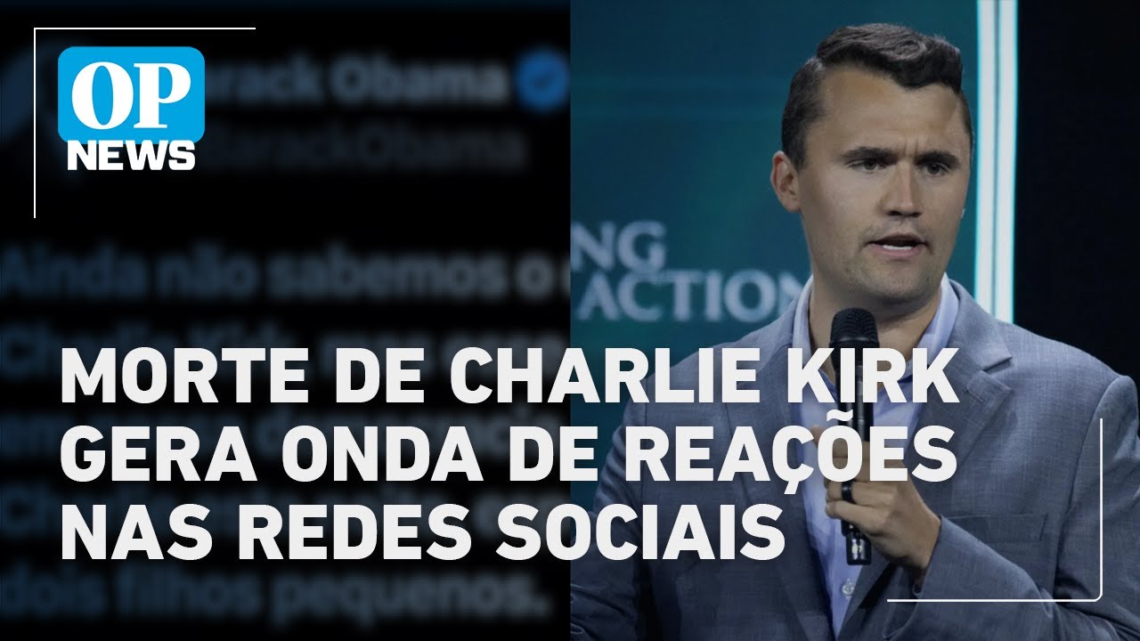 Morte de Charlie Kirk gera onda de reações entre personalidades nas redes sociais | OP News
