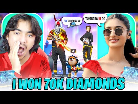 I Won 70000 Diamonds💎 4 Ace Challenge by Cute Girl on Cs Ranked😱 - Laka Gamer