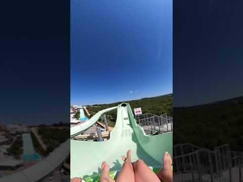 Istralandia Space Combo Spheres Uphill Bowl Waterslide #Shorts