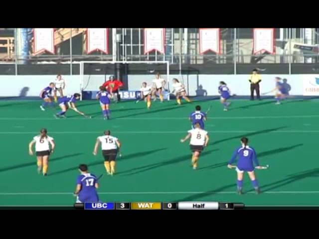 CIS women's field hockey UBC vs Waterloo - Oct 31