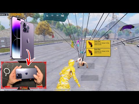 FIRST GAMEPLAY with iPhone 14 PRO MAX🔥Pubg Mobile
