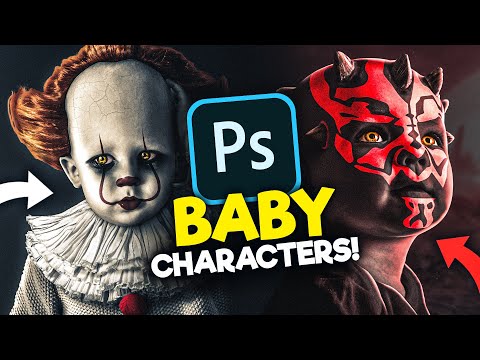 Turning Movie Characters into BABIES With Photoshop!