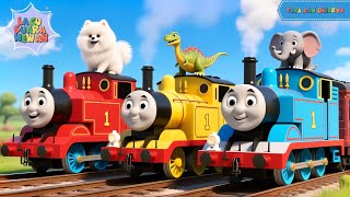 Lagu Suara Hewan | Kereta Api Warna-Warni | Lagu Anak Anak