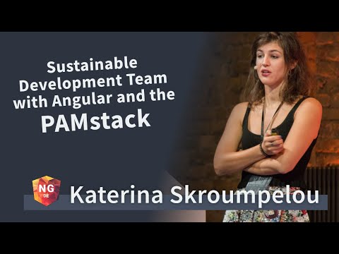 Sustainable Development Team with Angular and the PAMstack
