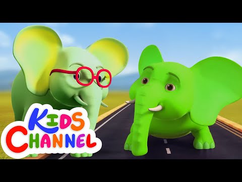 Ek Mota Hathi Elephant Cartoon Song, एक मोटा हाथी, Best of Ladoo Kids Rhymes for Children