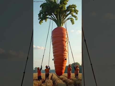World’s Biggest Carrot Loaded on Truck | #GiantCarrot #viralshorts #shorts #short #shortvideo