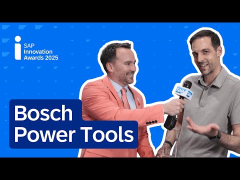 Bosch Power Tools Wins the SAP Innovation Awards 2025 for Customer Excellence Using AI Agents