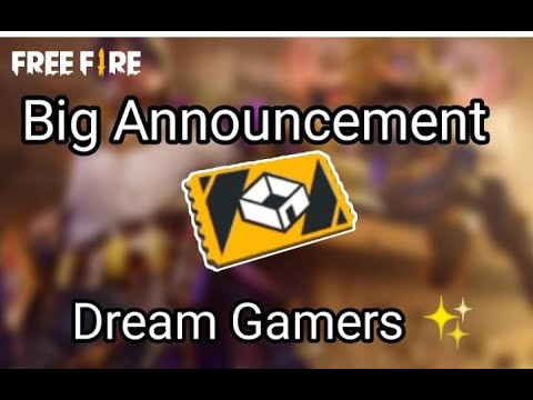 BIG ANNOUNCEMENTBY DREAM GAMERS