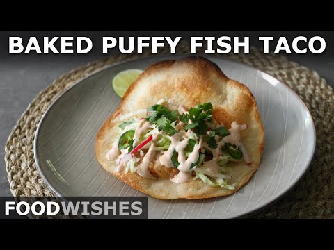 Baked Puffy Fish Tacos - Easy Crispy Fish Tacos - Food Wishes