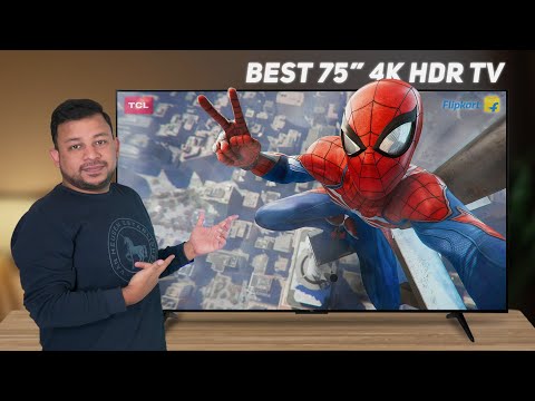 Best 75 Inch 4K TV Under 70k 🔥 TCL 75V6B 4K UHD TV | TechRJ