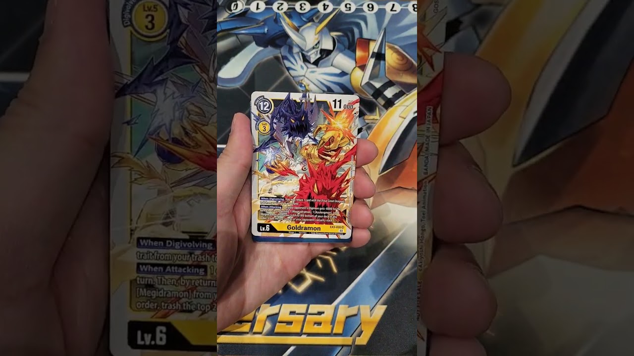What you get in the Revision Pack 2023 for the #DigimonCardGame #shorts