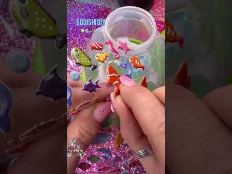 Squishi DIY 🌊🧜‍♀️🧫🧪 #wolky #asmr #squishy #squishi #handmade
