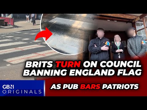 NEW woke council BANS England flag as Brits BARRED from pub for wearing St George's Cross