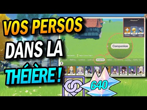Comment placer vos persos dans la Théière ! 20 ...