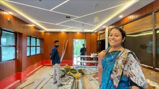 আমাদের রেস্টুরেন্টের লাইটিং এর কাজ শেষ হলো