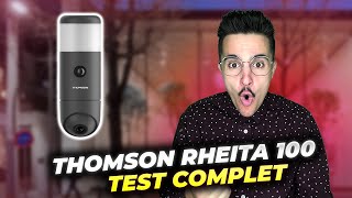Vido-Test : THOMSON RHEITA 100 : La camra de surveillance extrieure connecte qui protge et claire ! TEST