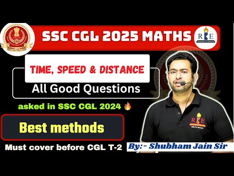 SSC CGL 2024 Tier-1 Time, Speed and Distance All good questions type-wise