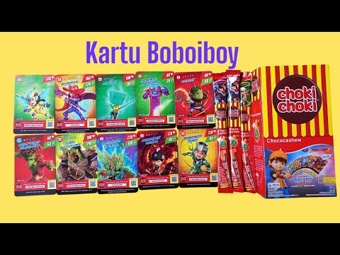 Koleksi Kartu Boboiboy dari Choki-choki