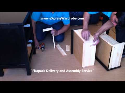 IKEA Hemnes Chest of Drawers Assembly - YouTube