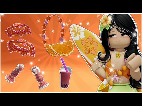 NOVOS ITENS DE VERÃO GRÁTIS EM 2025! - ROBLOX 🧡🧋
