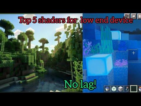 top 5 shaders for low end device. no lag! 40+ fps mcpe all versions available! 😱 [download link]