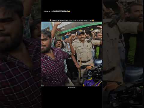 Indore ki pyari public se meetup #viralvideo #automobile #rider #motovlog #zx10r