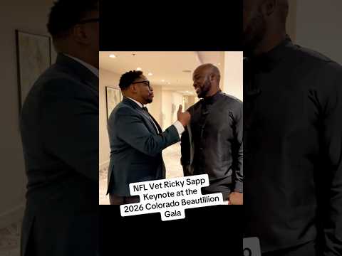 NFL Veteran Ricky Sapp here in Denver for 2026 Colorado Beautlion Gala