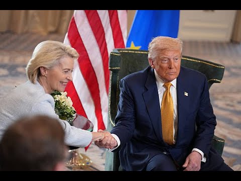 YouTube video thumbnail: Dollar Climbs Most Since May as US-EU Strike Trade Deal