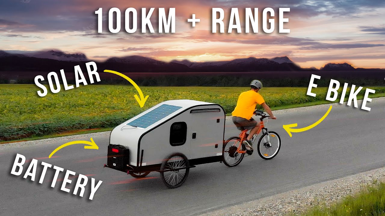 I Made My Bike Camper Electric – 100+ KM Range (No Pedaling)