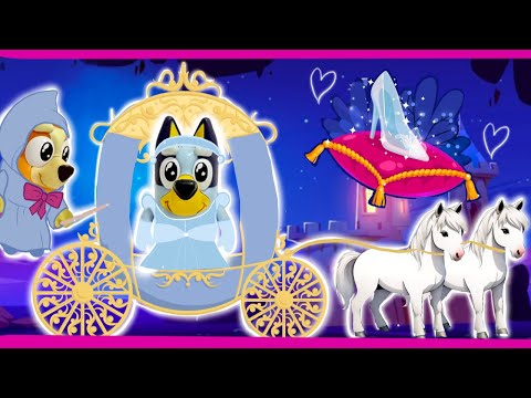 💙 CENICIENTA con Bluey y Bingo 💙 Cuento mágico para niños