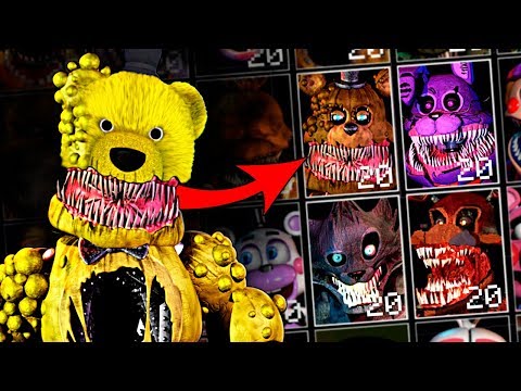 FNAF ТВИСТЕД АНИМАТРОНИКИ и ФИОЛЕТОВЫЙ ЧЕЛОВЕК во FNAF 7 ULTIMATE CUSTOM NIGHT !!!